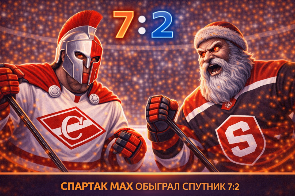 Спартак МАХ переломил игру со Спутником