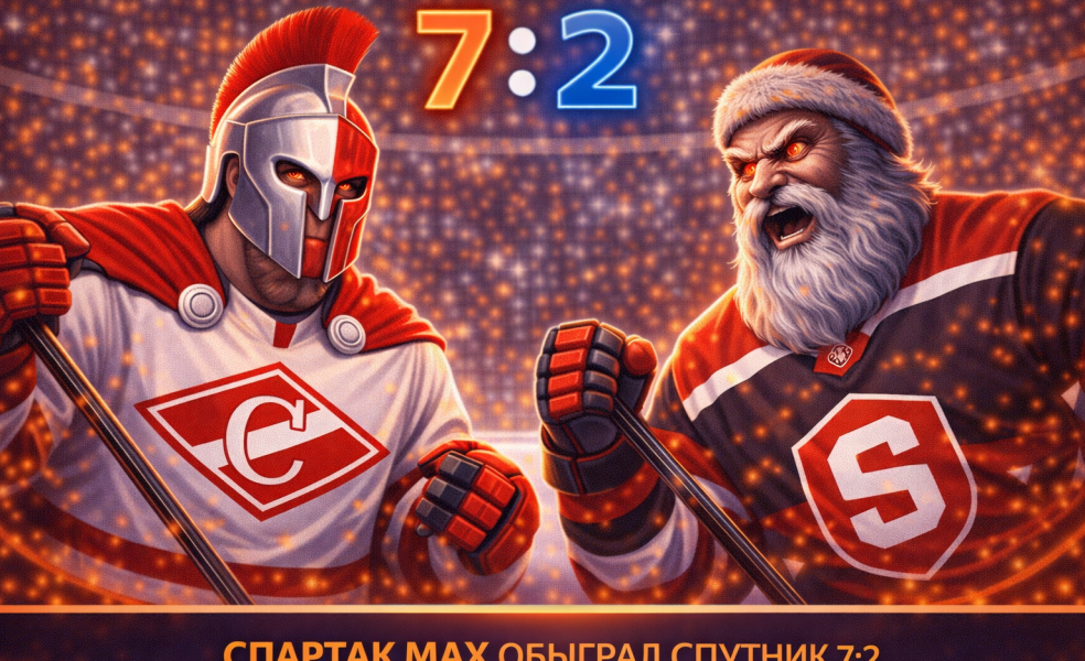 Спартак МАХ переломил игру со Спутником