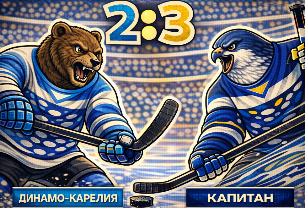 Капитан вырвал победу у Динамо-Карелии