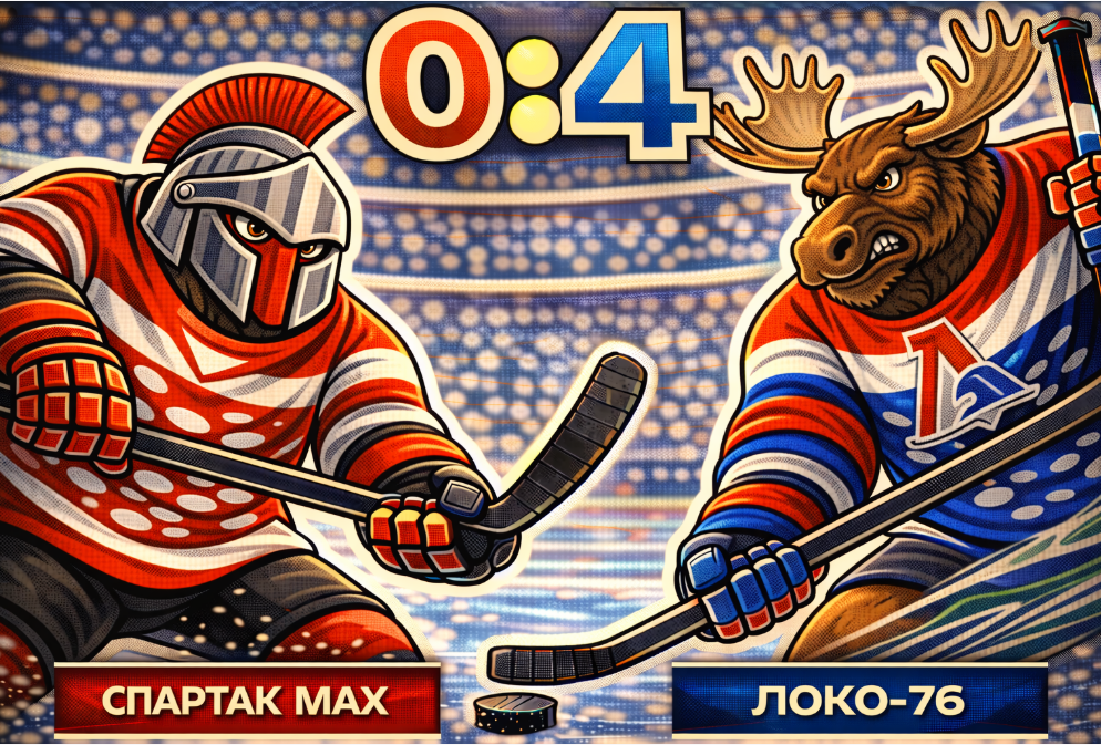 Локо уверенно разобрал Спартак МАХ в Москве