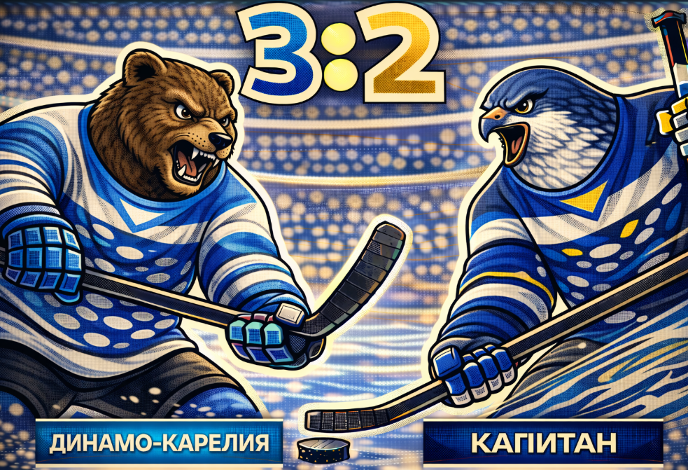 Динамо-Карелия ответила Капитану победой
