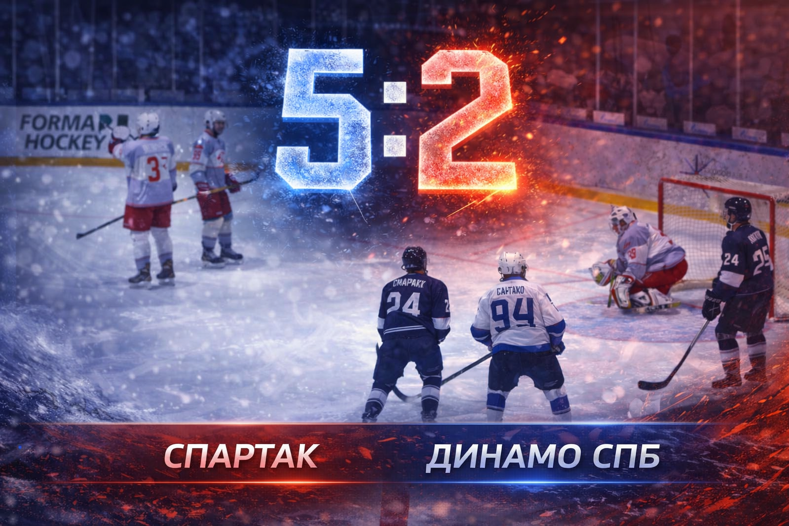 Спартак взял реванш у Динамо СПб